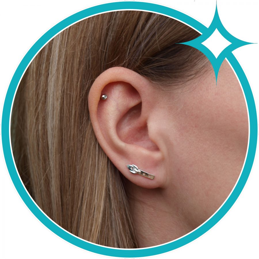 Oorklimmers gesp riem van zilver 8720514751176 EIP02-01-00301