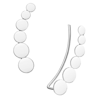 Oorklimmers cirkels zilver EIP02-01-00361 8720514751329 Oorklimmers cirkels zilver EIP02-01-00361 8720514751329