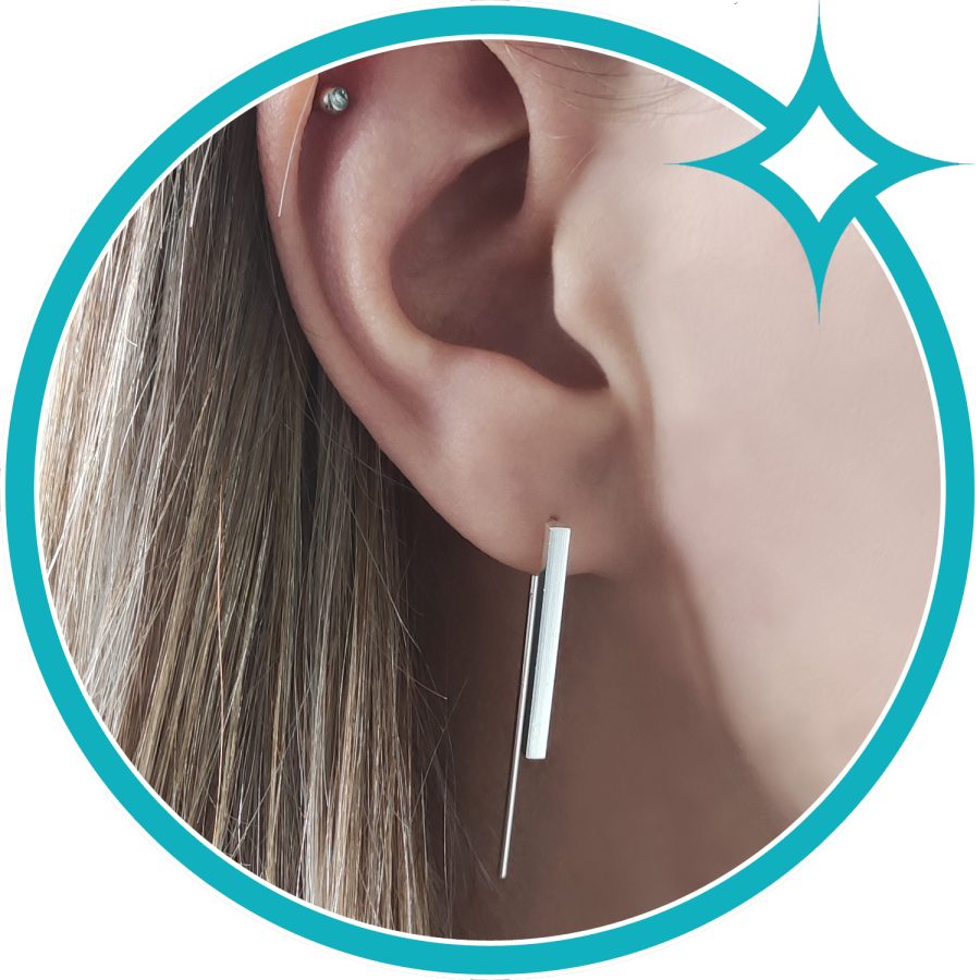 Haakoorbellen bar zilver EIP03-01-00671 8720514752272