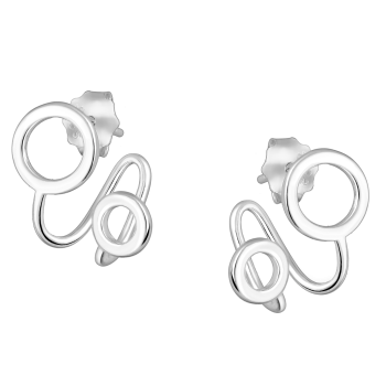 Oorbellen cirkel reverse ear climber oorklimmers zilver EIP03-01-00801 8720514751848 Oorbellen cirkel reverse ear climber oorklimmers zilver EIP03-01-00801 8720514751848