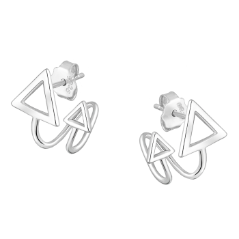 Oorbellen driehoek reverse ear climber oorklimmers zilver EIP03-01-00831 8720514751862 Oorbellen driehoek reverse ear climber oorklimmers zilver EIP03-01-00831 8720514751862