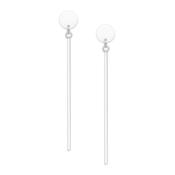 Oorbellen cirkel bar zilver EIP03-01-00971 8720514751916 Oorbellen cirkel bar zilver EIP03-01-00971 8720514751916