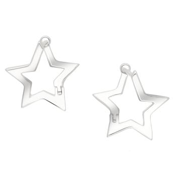 Oorringen ster zilver EIP03-01-01031 8720514752579 Oorringen ster zilver EIP03-01-01031 8720514752579