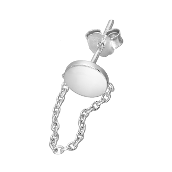 Oorbellen cirkel met ketting zilver EIP03-01-01101 8720514752654 Oorbellen cirkel met ketting zilver EIP03-01-01101 8720514752654