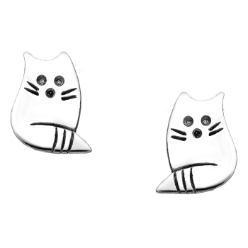 Oorbellen kat kitten zilver EIP03-01-01271 8720514752883 Oorbellen kat kitten zilver EIP03-01-01271 8720514752883