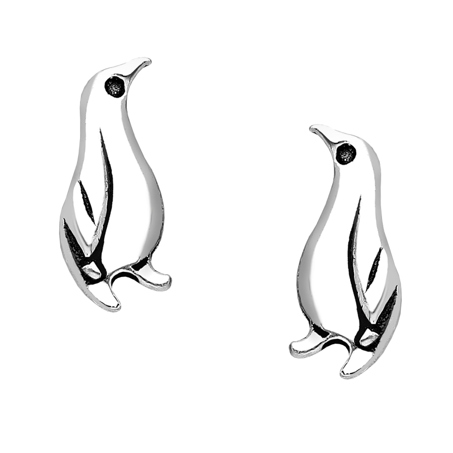 Oorbellen pinguïn zilver EIP03-01-01471 8720514753071