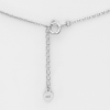 Ketting geschakelde cirkels zirkonia gerhodineerd zilver EIP05-01-00301 8720514752012