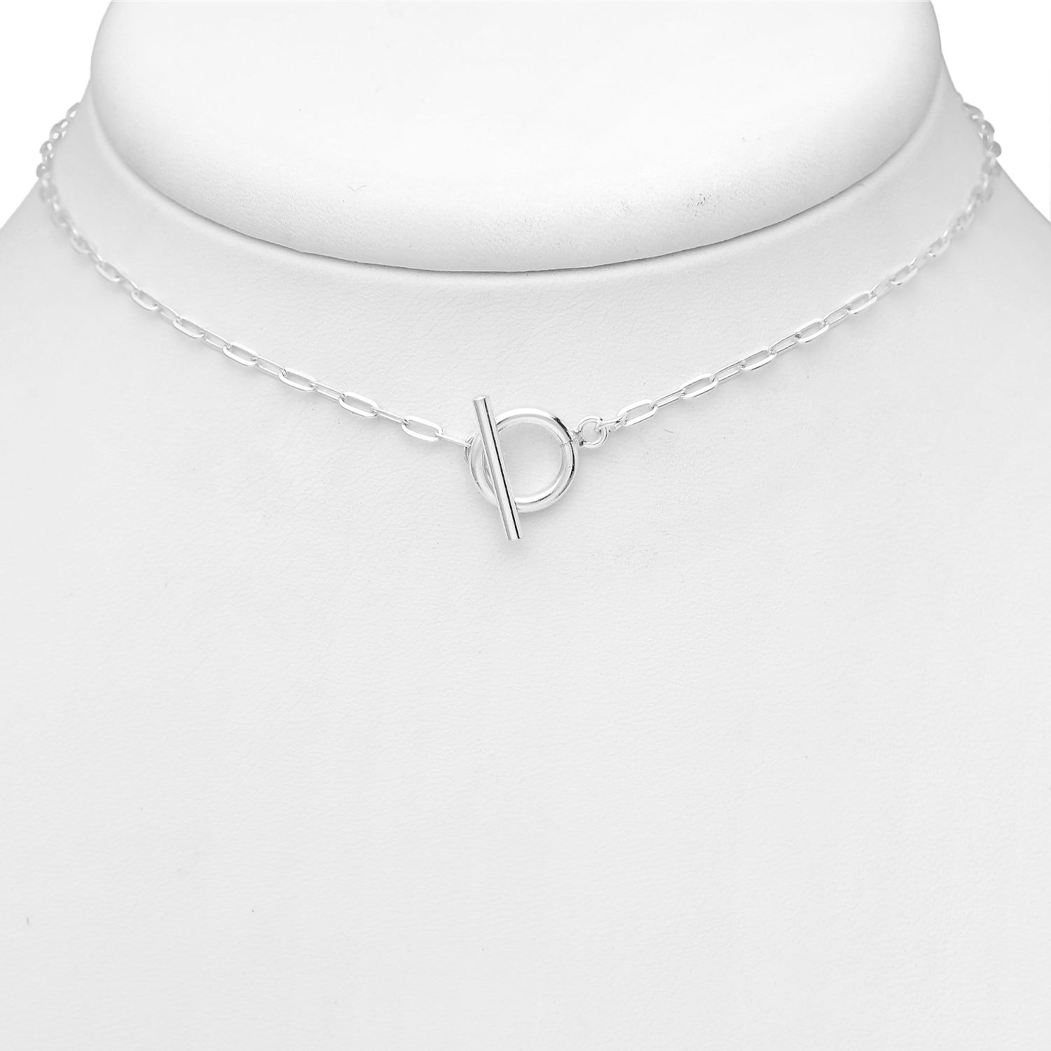 protest herhaling metro Ketting choker toggle sluiting zilver - EAR IT UP