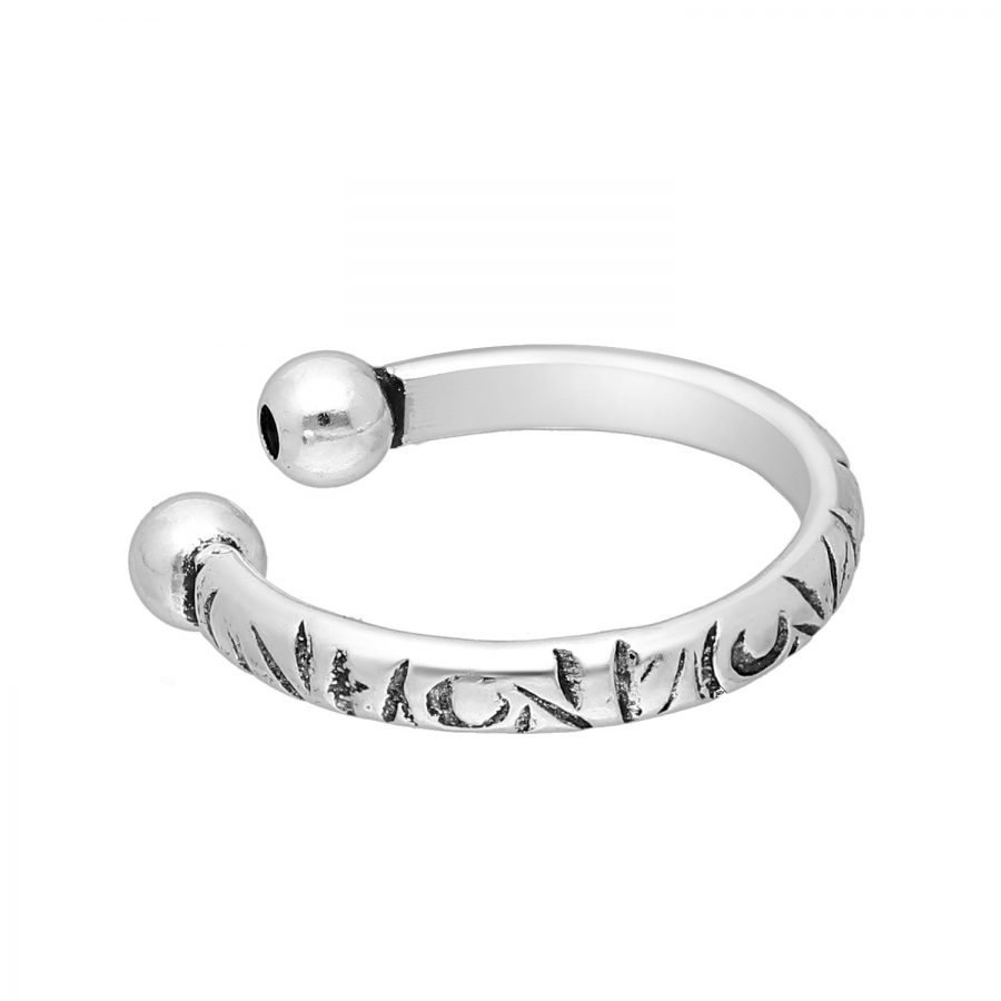 Ear cuff zilver geoxideerd EIP01-01-00641 8720514750391