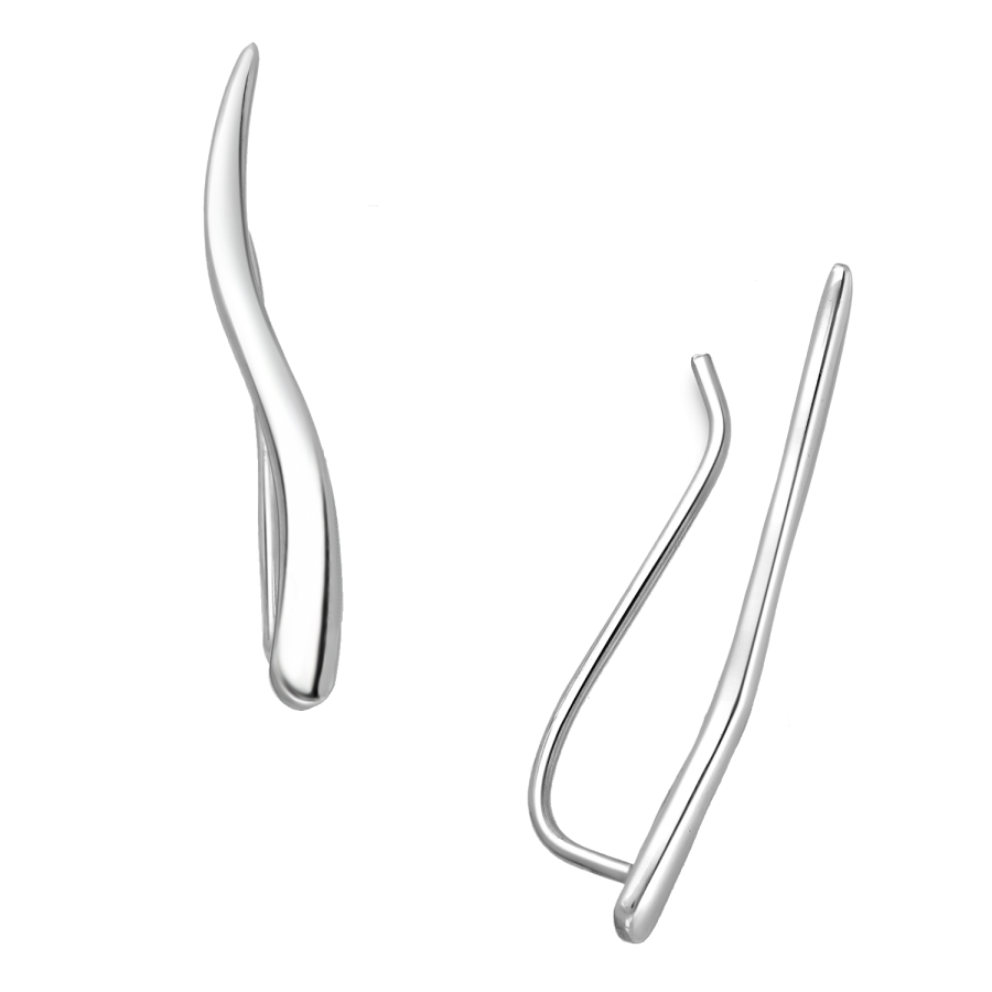 Smooth oorklimmers van zilver 8720514750940 EIP02-01-00241